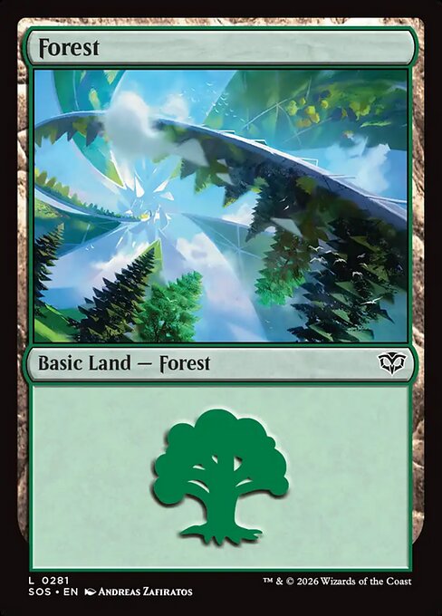 SOS, Forest, Standard, 281, C, Near Mint, Normal, EN