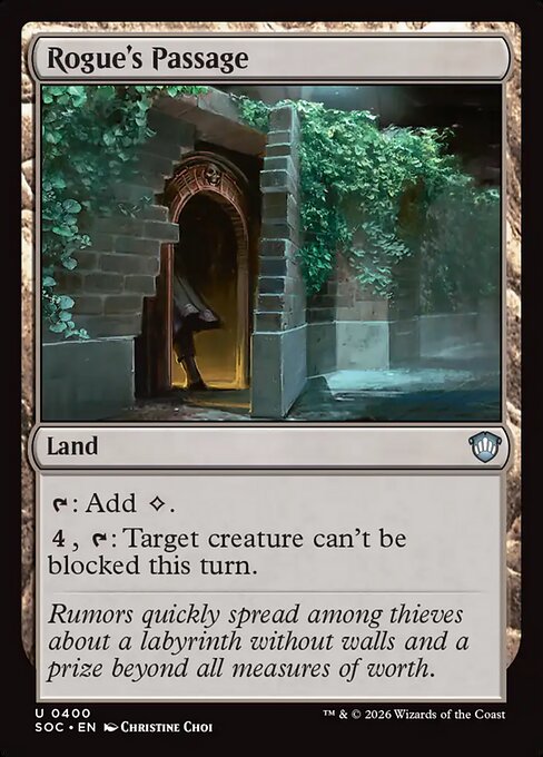 SOC, Rogue's Passage, Standard, 400, U, Near Mint, Normal, EN