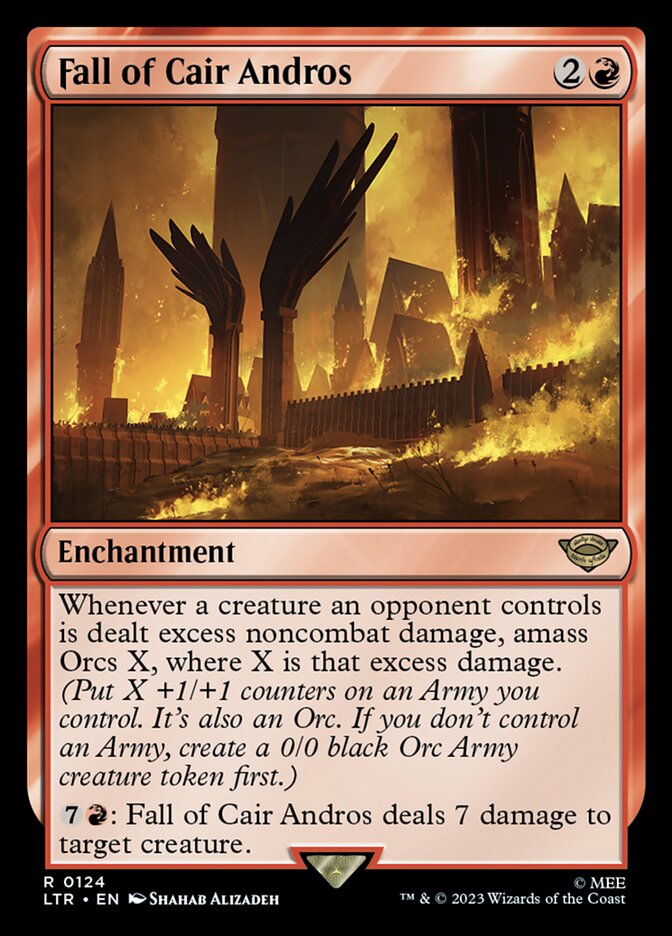 LTR, Fall of Cair Andros, Standard, 124, R, Near Mint, Normal, EN