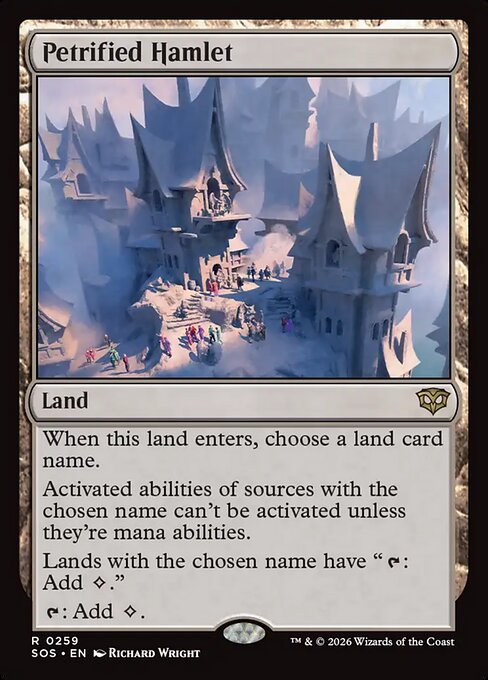 SOS, Petrified Hamlet, Standard, 259, R, Near Mint, Normal, EN