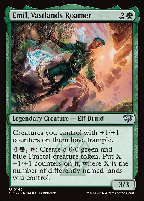 SOS, Emil, Vastlands Roamer, Standard, 146, U, Near Mint, (Foil), EN