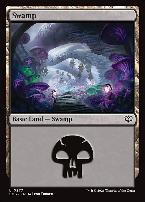 SOS, Swamp, Standard, 277, C, Near Mint, (Foil), EN