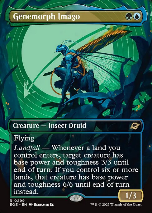 EOE, Genemorph Imago, (Borderless), 299, R, Near Mint, (Foil), EN