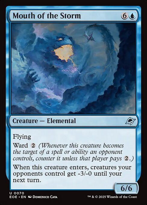 EOE, Mouth of the Storm, Standard, 70, U, Near Mint, (Foil), EN