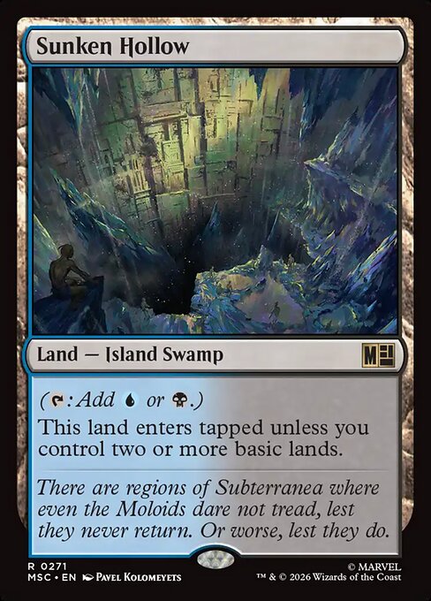 MSC, Sunken Hollow, Standard, 271, R, Near Mint, Normal, EN