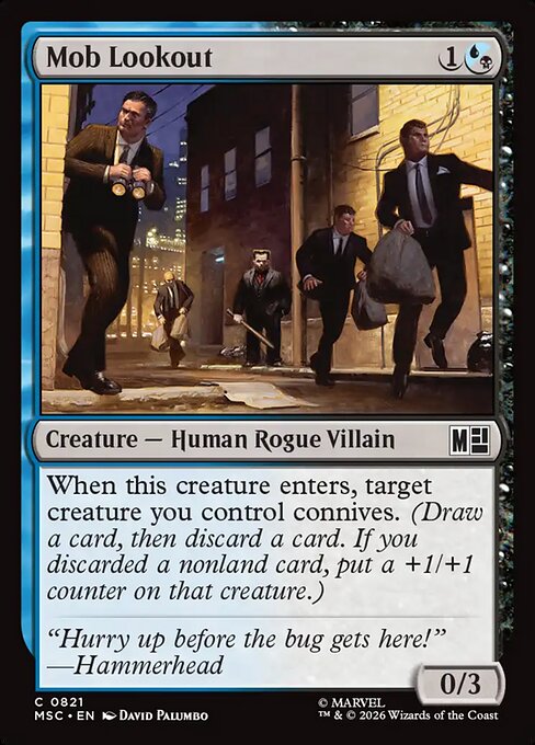 MSC, Mob Lookout, Standard, 821, C, Near Mint, Normal, EN