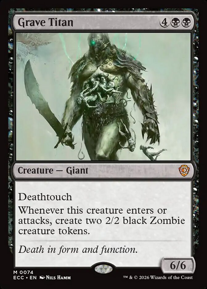 ECC, Grave Titan, Standard, 74, M, Near Mint, Normal, EN