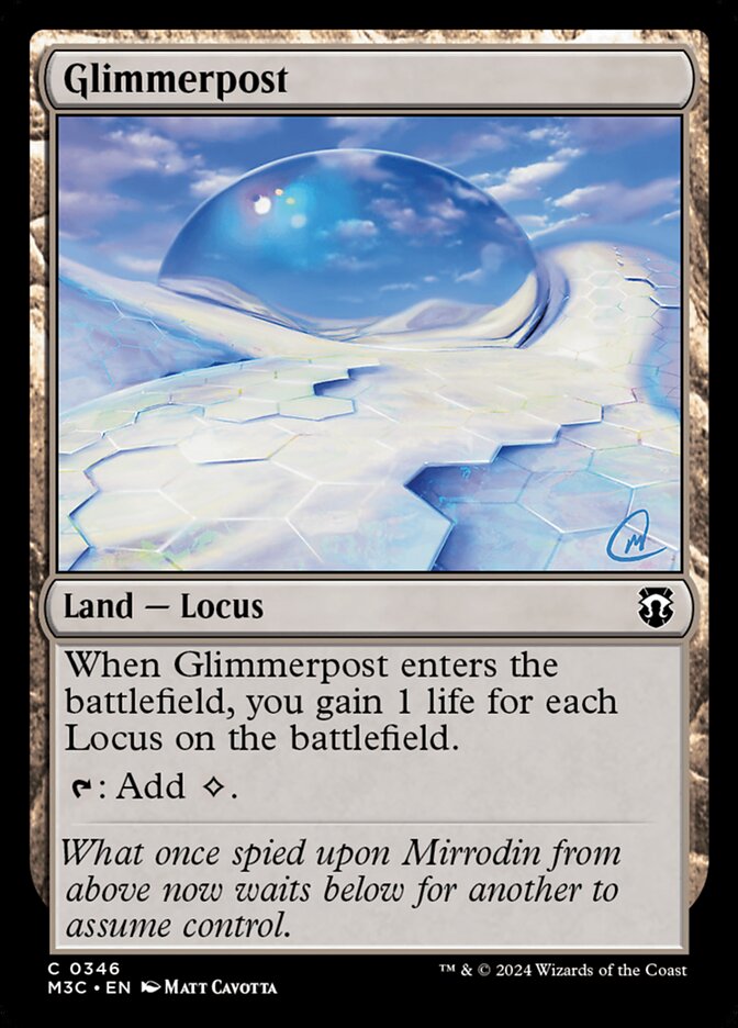M3C, Glimmerpost, Standard, 346, C, Near Mint, Normal, EN
