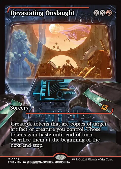 EOE, Devastating Onslaught, (Showcase), 361, M, Near Mint, (Foil), EN