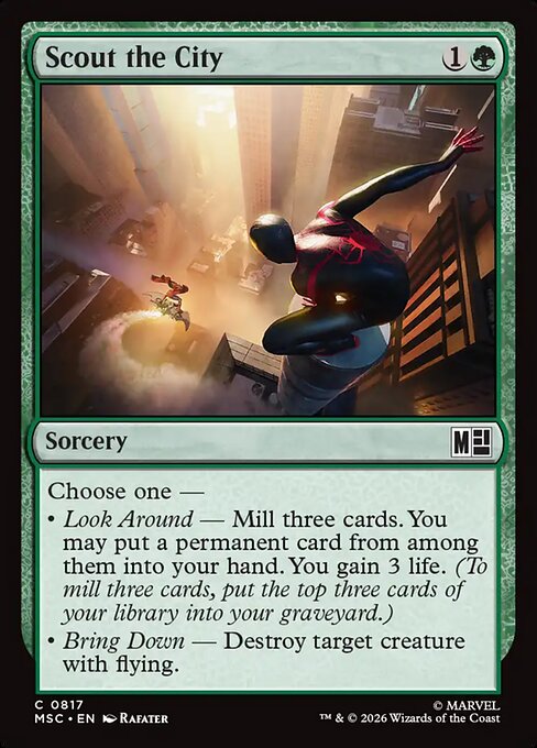 MSC, Scout the City, Standard, 817, C, Near Mint, Normal, EN