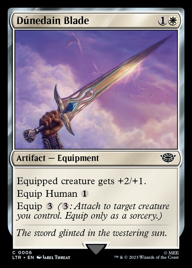 LTR, Dúnedain Blade, Standard, 6, C, Near Mint, Normal, EN
