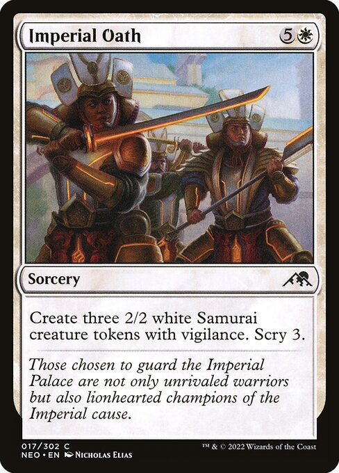 NEO, Imperial Oath, Standard, 17, C, Near Mint, Normal, EN