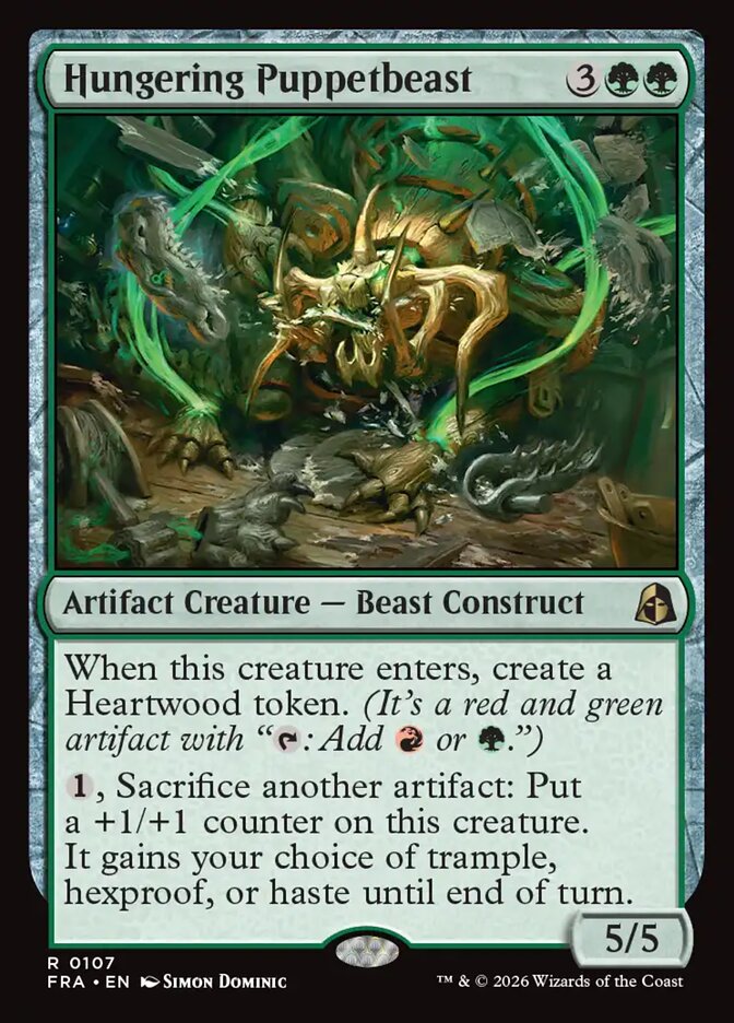 FRA, Hungering Puppetbeast, Standard, 107, R, Near Mint, Normal, EN