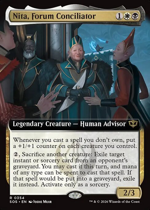 SOS, Nita, Forum Conciliator, (Extended Art), 354, R, Near Mint, Normal, EN