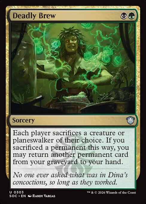 SOC, Deadly Brew, Standard, 303, U, Near Mint, Normal, EN