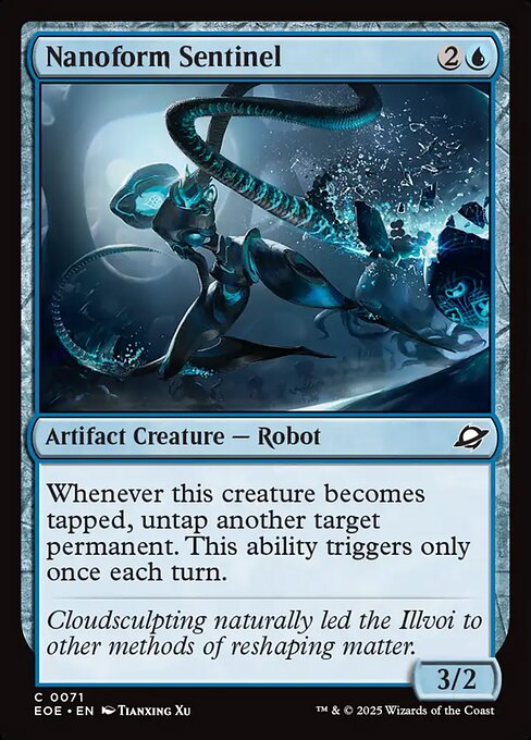 EOE, Nanoform Sentinel, Standard, 71, C, Near Mint, (Foil), EN