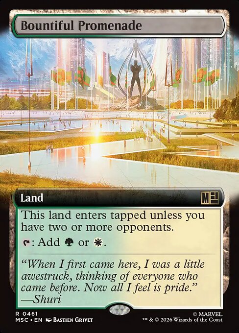 MSC, Bountiful Promenade, (Extended Art), 461, R, Near Mint, Normal, EN