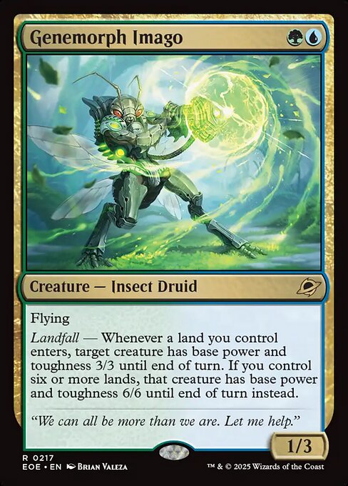 EOE, Genemorph Imago, Standard, 217, R, Near Mint, (Foil), EN