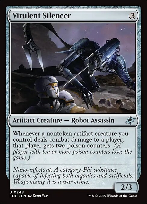 EOE, Virulent Silencer, Standard, 248, U, Near Mint, (Foil), EN