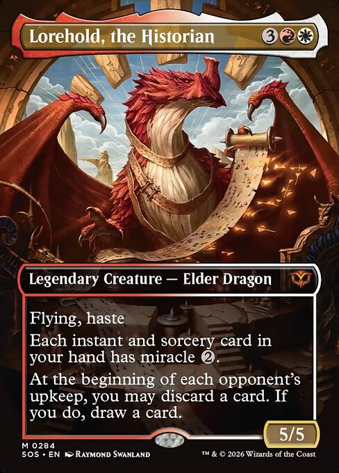 SOS, Lorehold, the Historian, (Borderless), 284, M, Near Mint, (Foil), EN