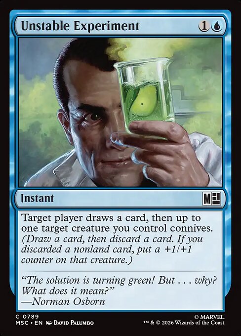 MSC, Unstable Experiment, Standard, 789, C, Near Mint, (Foil), EN