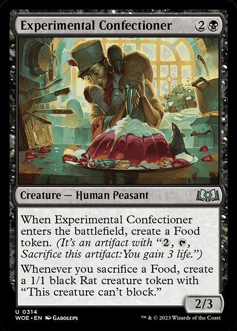 WOE, Experimental Confectioner, Standard, 314, U, Near Mint, Normal, EN