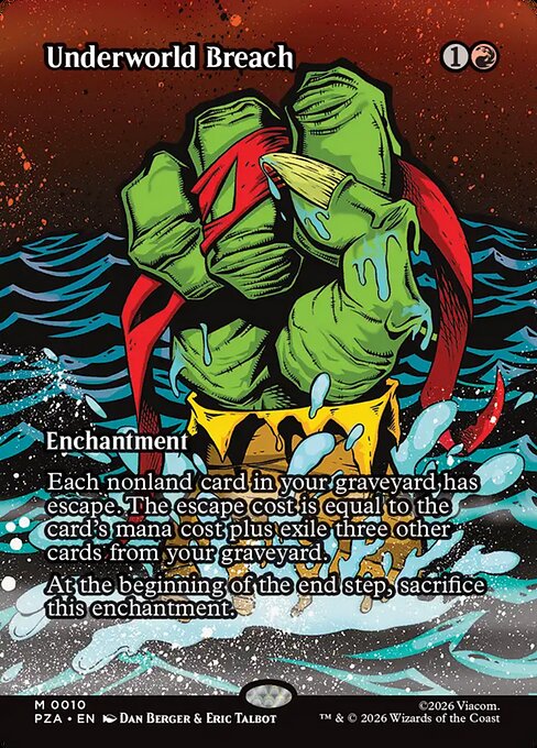 PZA, Underworld Breach, (Borderless), 10, M, Near Mint, Normal, EN