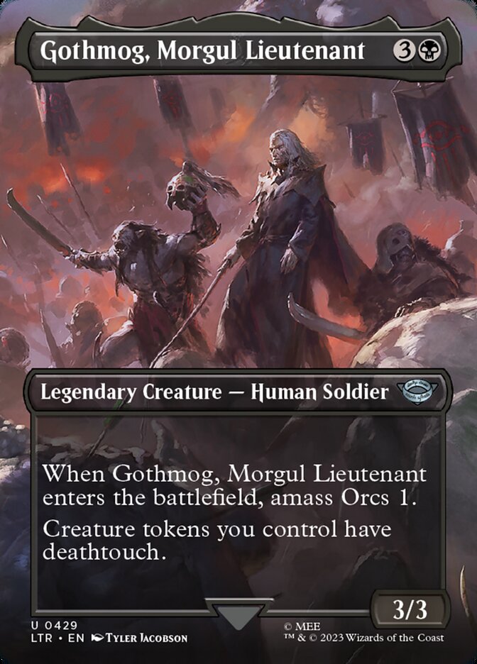 LTR, Gothmog, Morgul Lieutenant, (Borderless), 429, U, Near Mint, Normal, EN