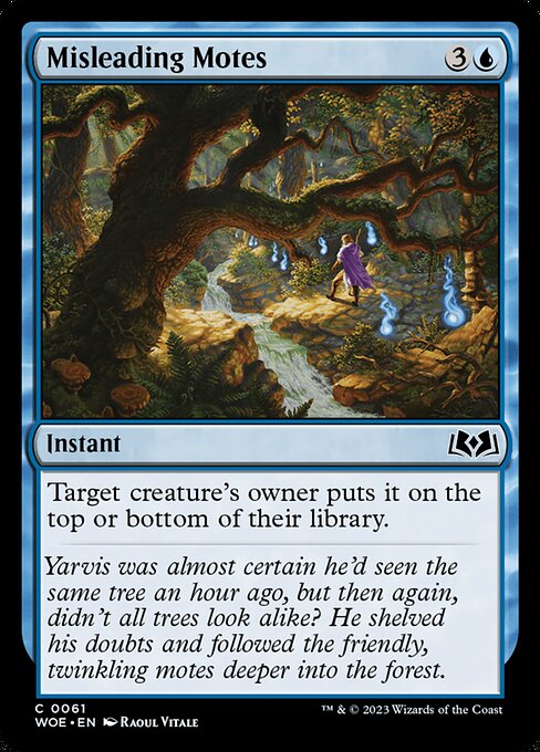 WOE, Misleading Motes, Standard, 61, C, Near Mint, (Foil), EN