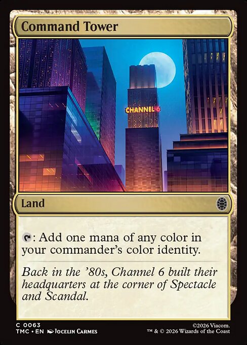 TMC, Command Tower, Standard, 63, C, Near Mint, (Foil), EN