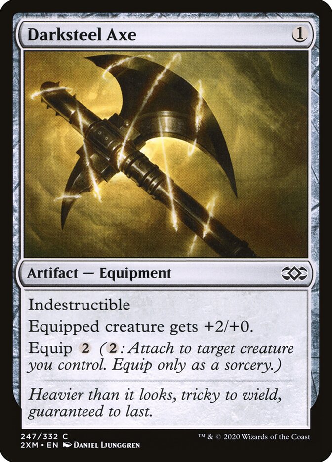 2XM, Darksteel Axe, Standard, 247, C, Near Mint, (Foil), EN
