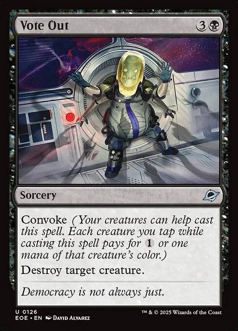 EOE, Vote Out, Standard, 126, U, Near Mint, Normal, EN