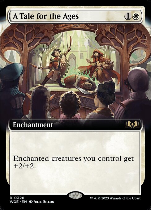 WOE, A Tale for the Ages, (Extended Art), 328, R, Near Mint, (Foil), EN
