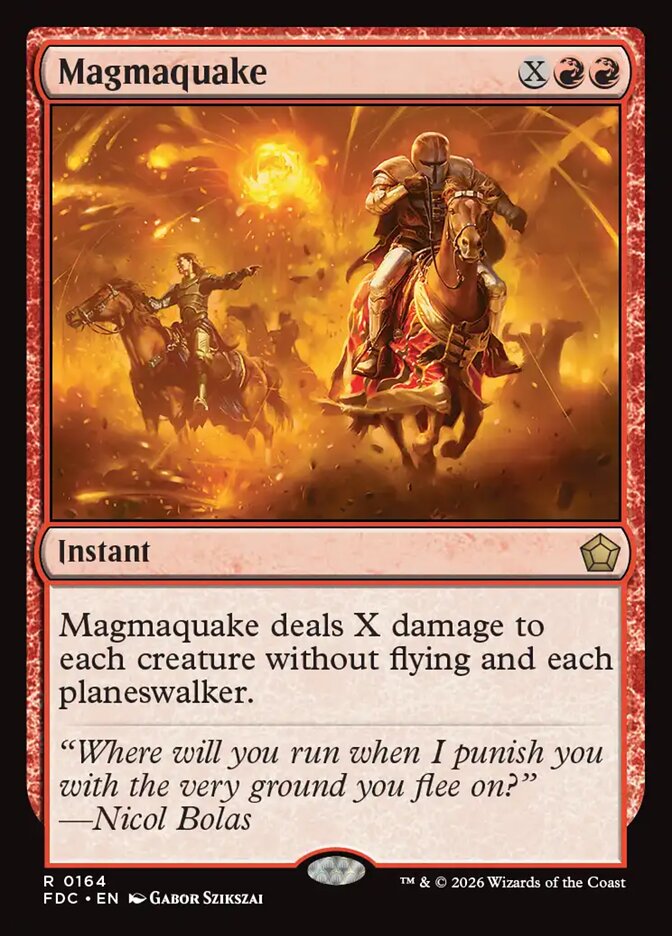 FDC, Magmaquake, Standard, 164, R, Near Mint, Normal, EN