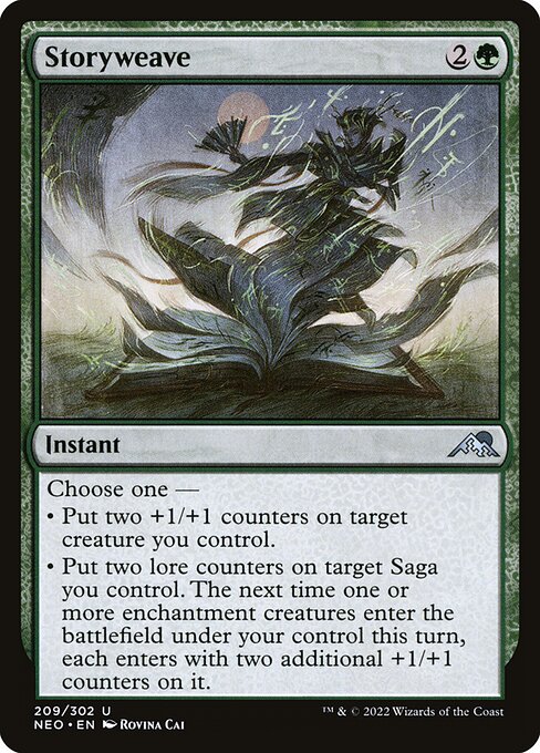 NEO, Storyweave, Standard, 209, U, Near Mint, (Foil), EN