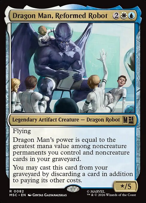 MSC, Dragon Man, Reformed Robot, Standard, 82, R, Near Mint, Normal, EN