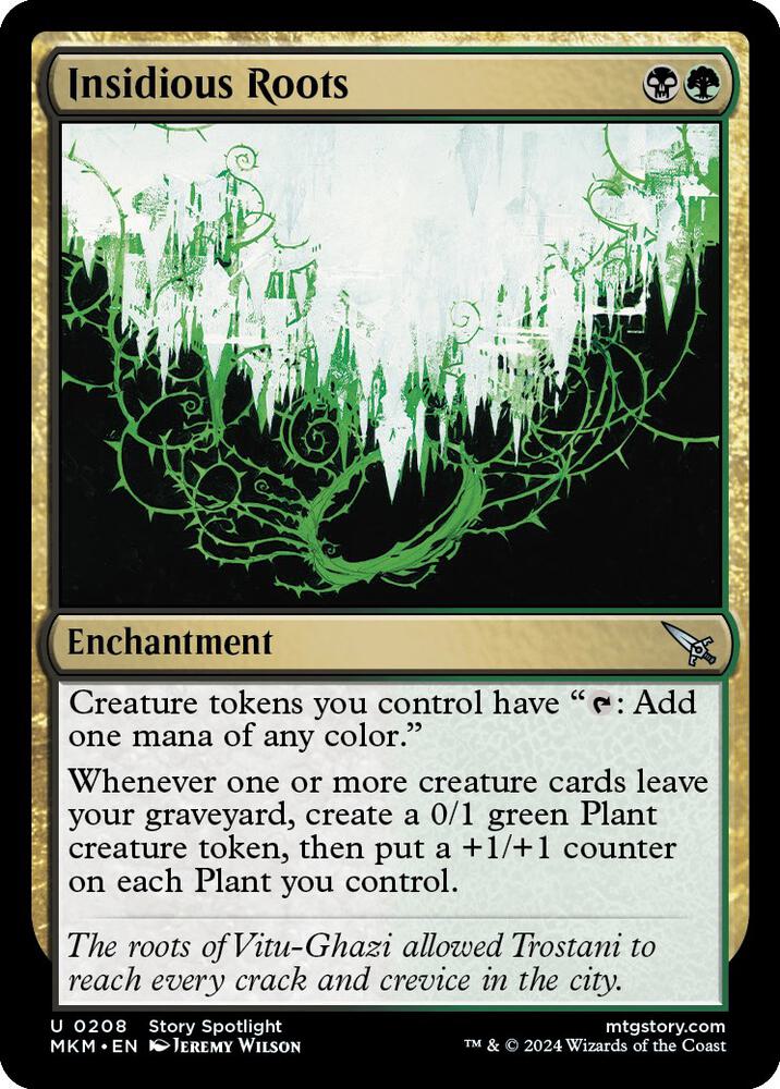 MKM, Insidious Roots, 208, U, Near Mint, Normal, EN