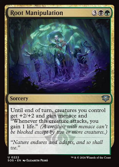 SOS, Root Manipulation, Standard, 222, U, Near Mint, Normal, EN