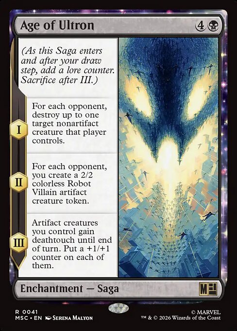 MSC, Age of Ultron, Standard, 41, R, Near Mint, (Surge Foil), EN