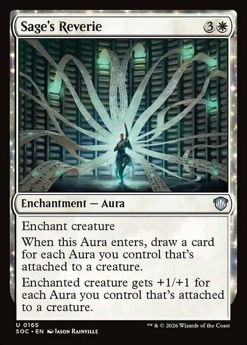 SOC, Sage's Reverie, Standard, 165, U, Near Mint, Normal, EN