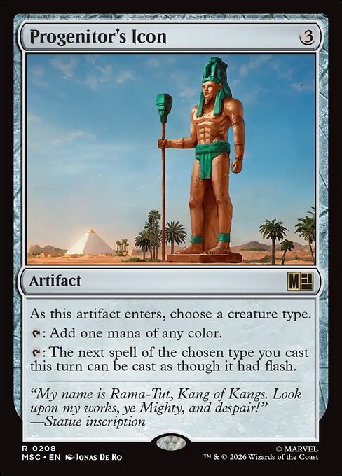 MSC, Progenitor's Icon, Standard, 208, R, Near Mint, (Surge Foil), EN