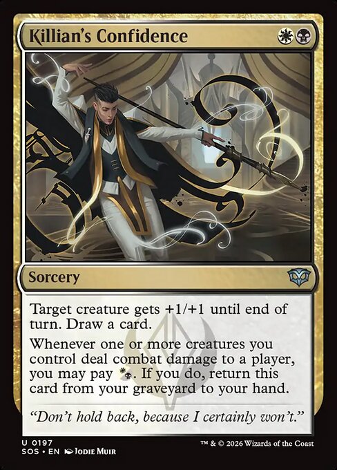 SOS, Killian's Confidence, Standard, 197, U, Near Mint, (Foil), EN