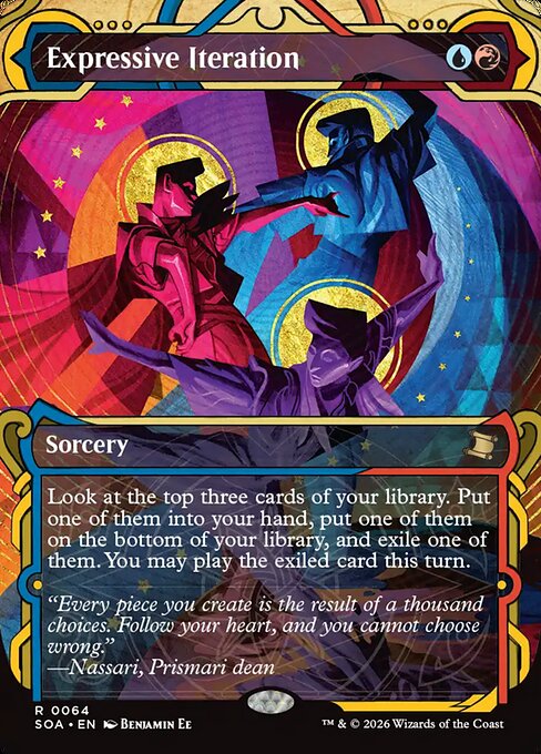SOA, Expressive Iteration, (Showcase), 64, R, Near Mint, (Foil), EN