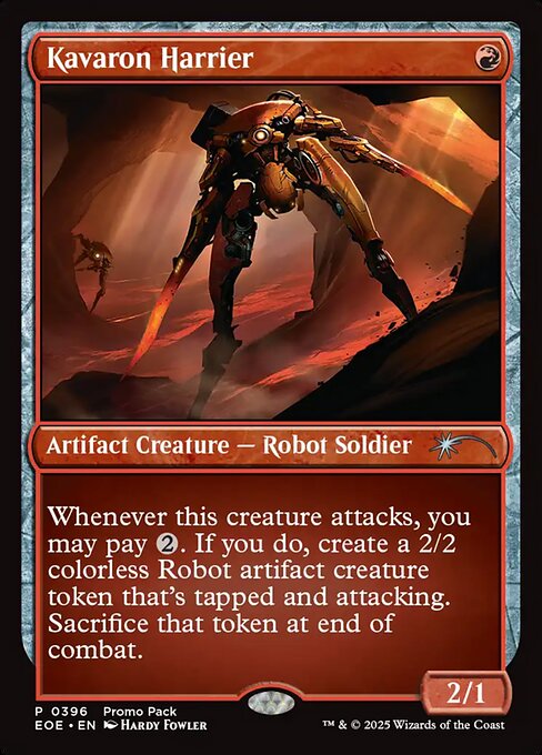 EOE, Kavaron Harrier, (Promo Pack), 396, U, Near Mint, (Foil), EN