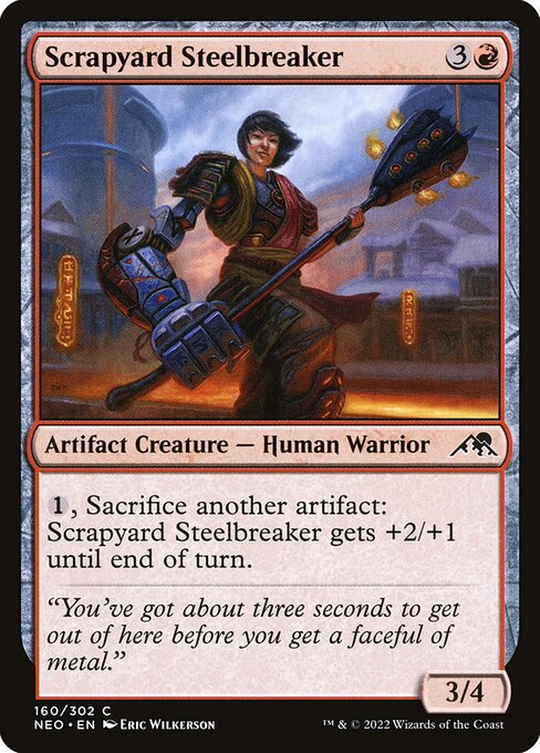 NEO, Scrapyard Steelbreaker, Standard, 160, C, Near Mint, Normal, EN