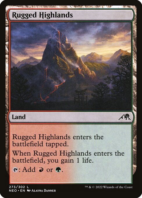 NEO, Rugged Highlands, Standard, 273, C, Near Mint, Normal, EN