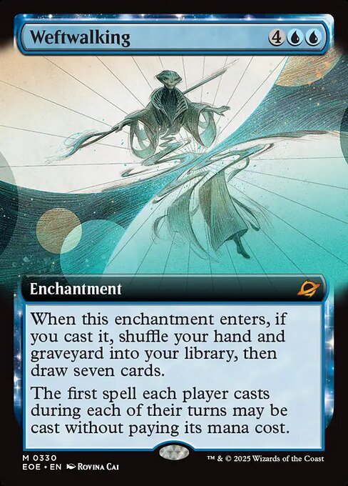 EOE, Weftwalking, (Extended Art), 330, M, Near Mint, (Foil), EN