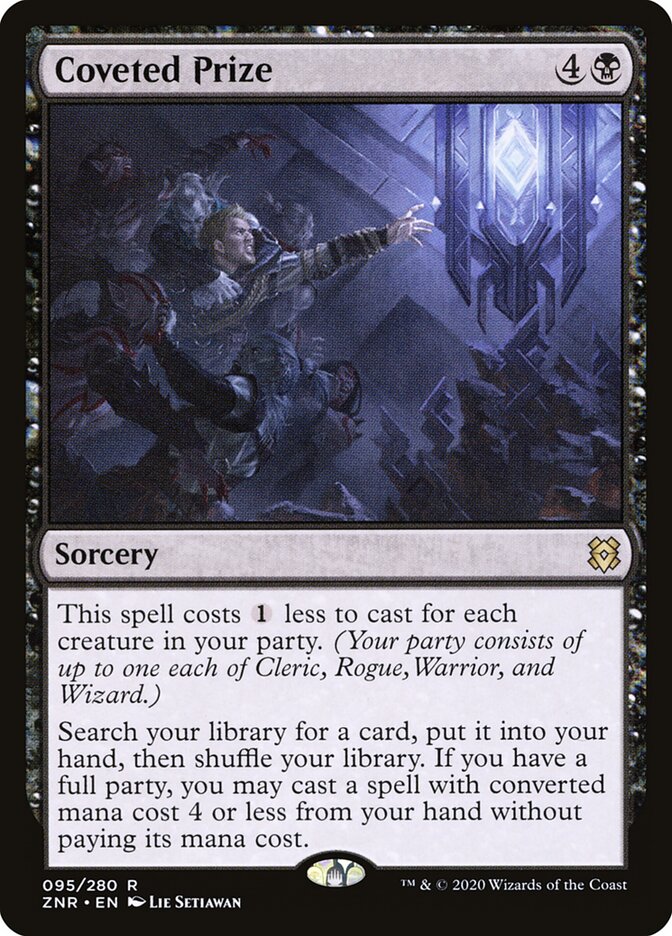 ZNR, Coveted Prize, Standard, 95, R, Near Mint, Normal, EN