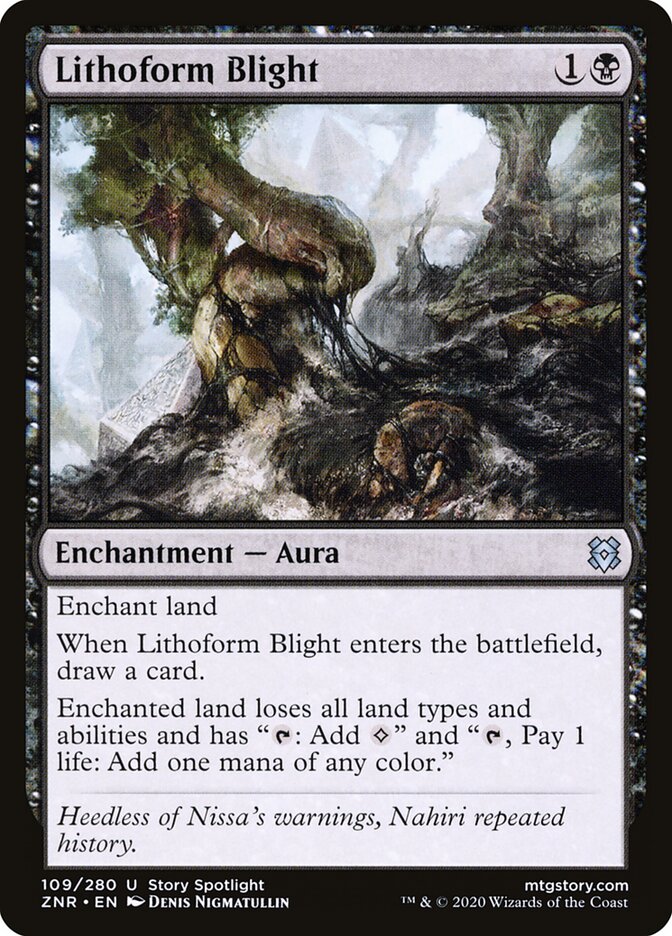 ZNR, Lithoform Blight, Standard, 109, U, Near Mint, Normal, EN