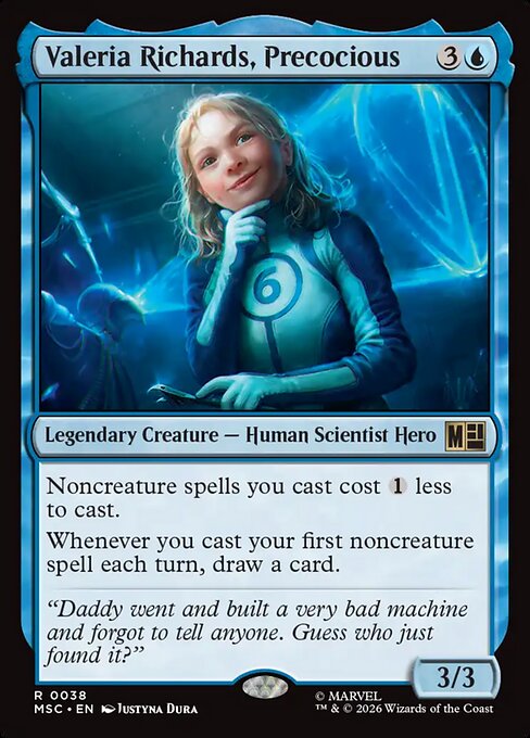 MSC, Valeria Richards, Precocious, Standard, 38, R, Near Mint, Normal, EN